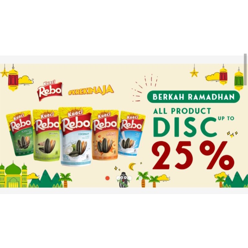 

REBO KUACI 150g milk , original , green tea , coconut , caremel