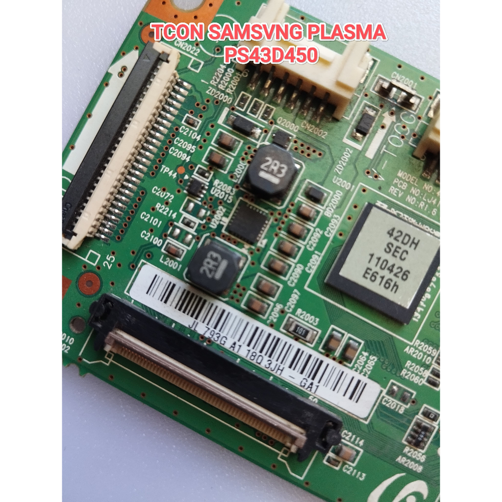 Tcon Tv Plasma Samsung PS43D450A2M - PS43D450A2MXXD - PS43D450 - 43D450 - Ticon Tv Plasma Samsung PS