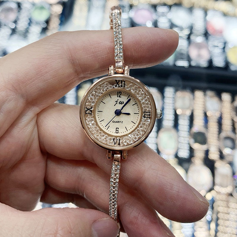 KOOLEY - Jam Tangan Serut JW Angka Cristall Ball Diamond Jam Fashion