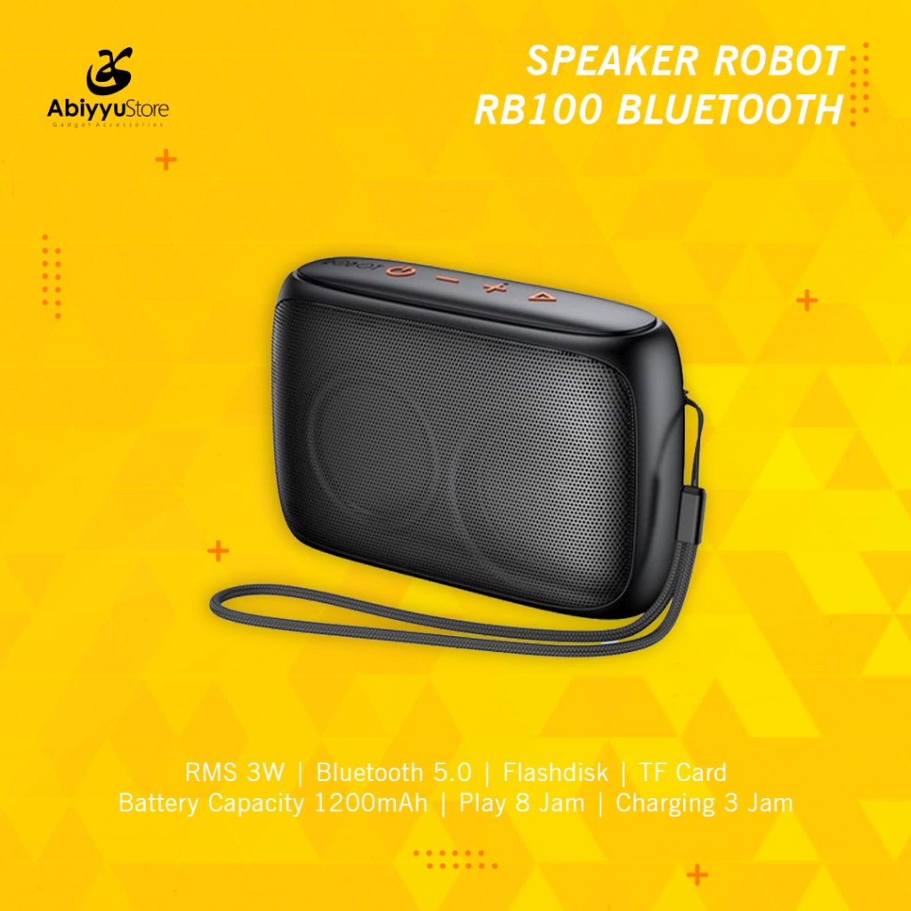 Speaker Bluetooth Robot RB110 Wireless Speaker Support Micro SD - USB Flashdisk