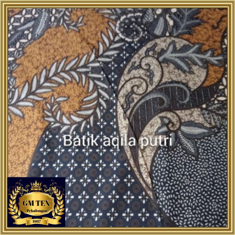 GMTEX Kain Batik Panjang 2 Meter Lebar 120 Cm Batik  Printing Murah Berkualitas