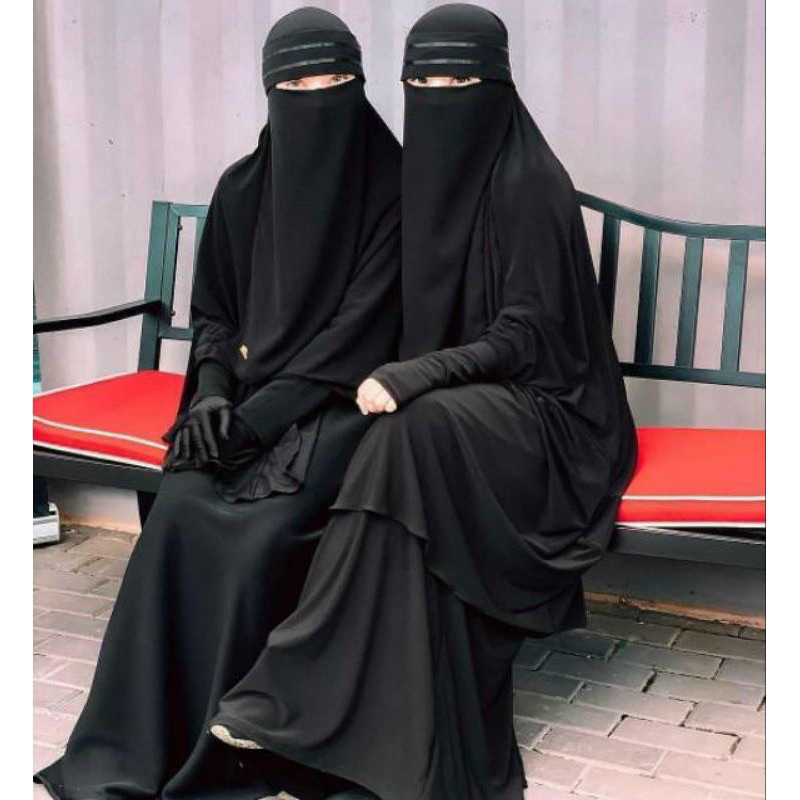 Niqab Cadar Bandana Poni Stip Cadar Niqab Poni List