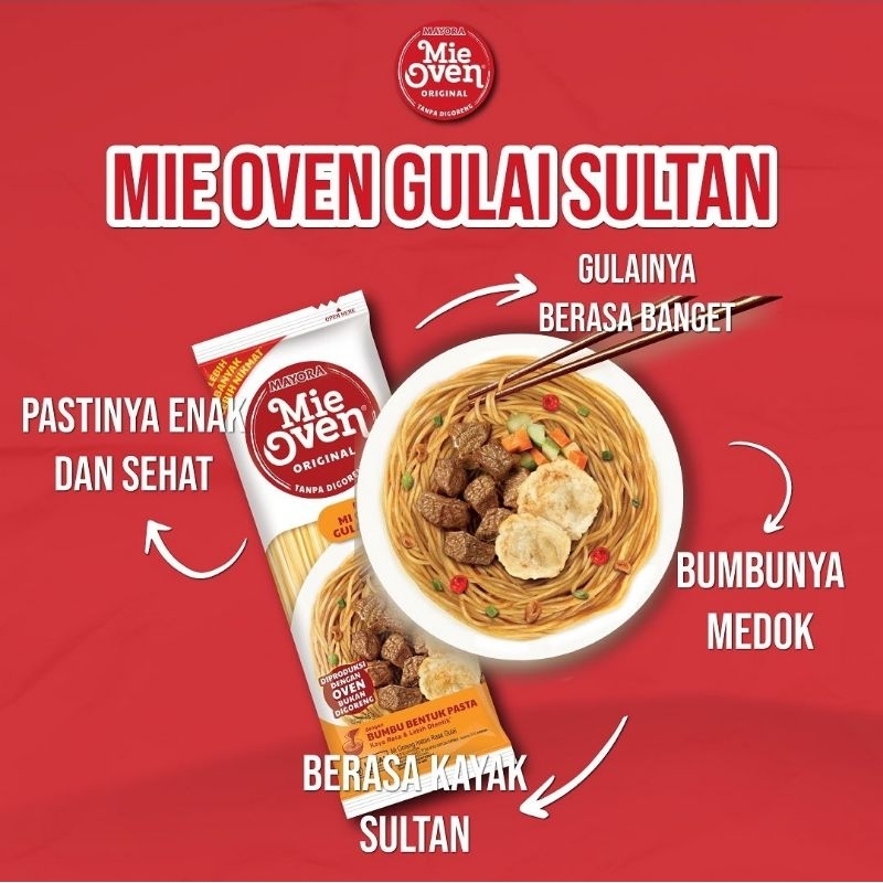 Mie Oven Gulai Sultan | Mie lurus | Mi sehat