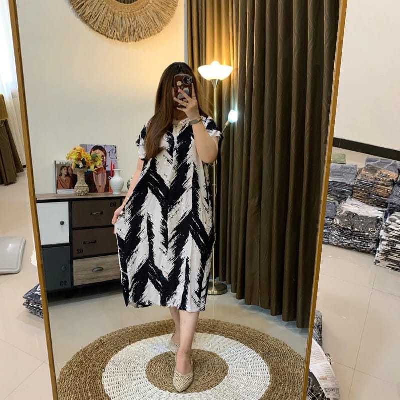 daster lowo jumbo resleting depan baju batik kekinian busui AINA KOKO