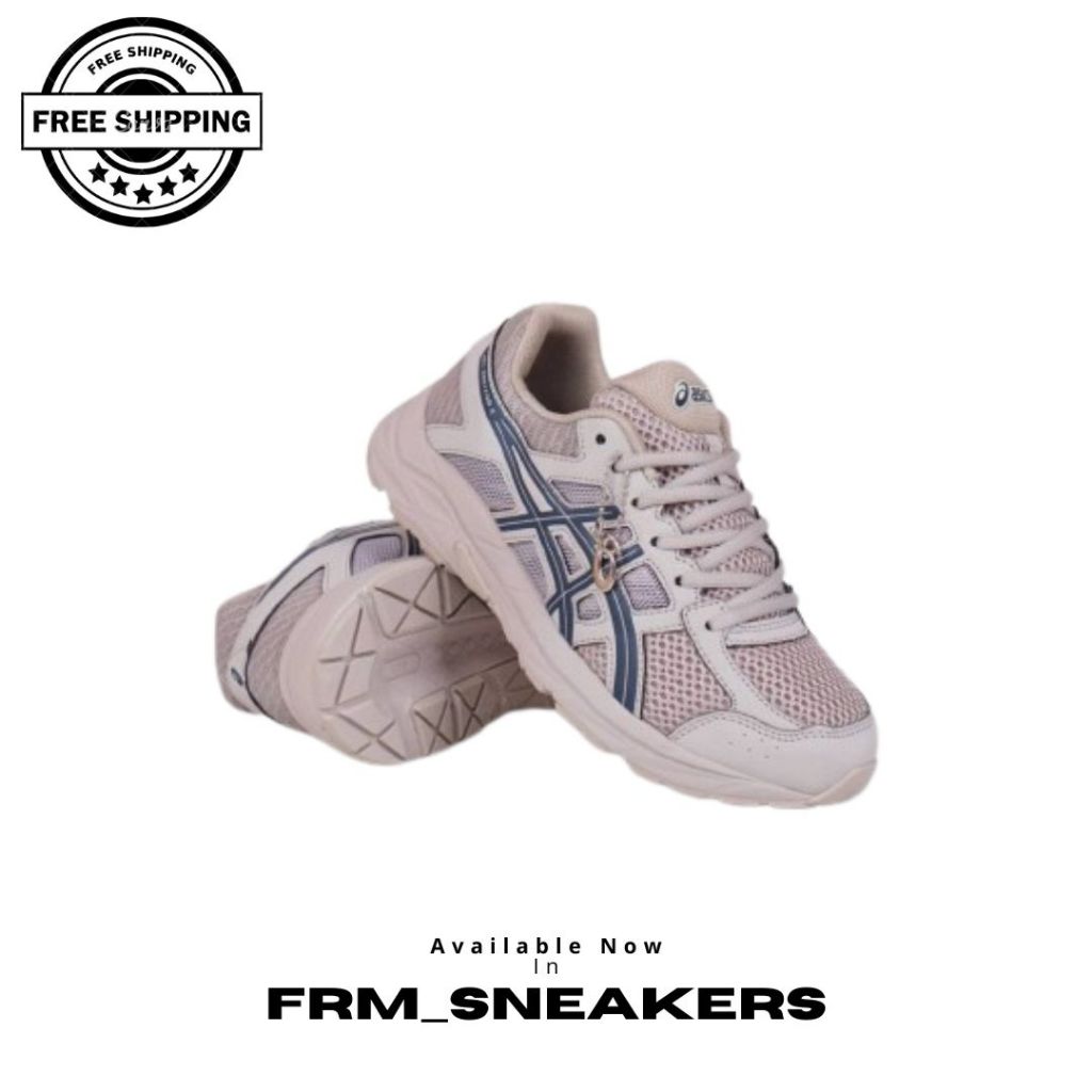 Asics Gel Contend 4 Grey Blue 100% Original