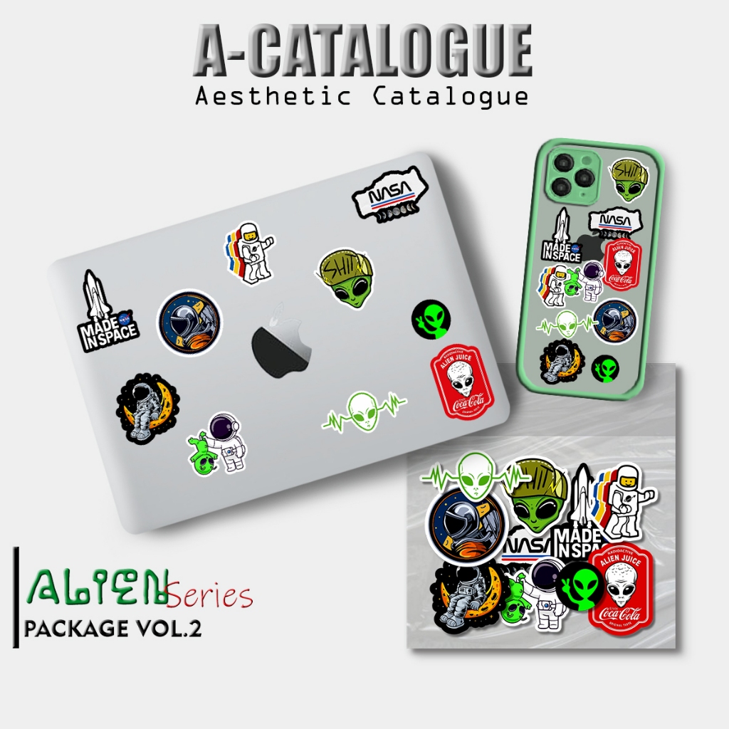 

STICKER CASE HANDPHONE LAPTOP TUMBLR BUJO AESTHETIC HYPEBEAST SNEAKERS SKATEBOARD || ALIEN VOL.2