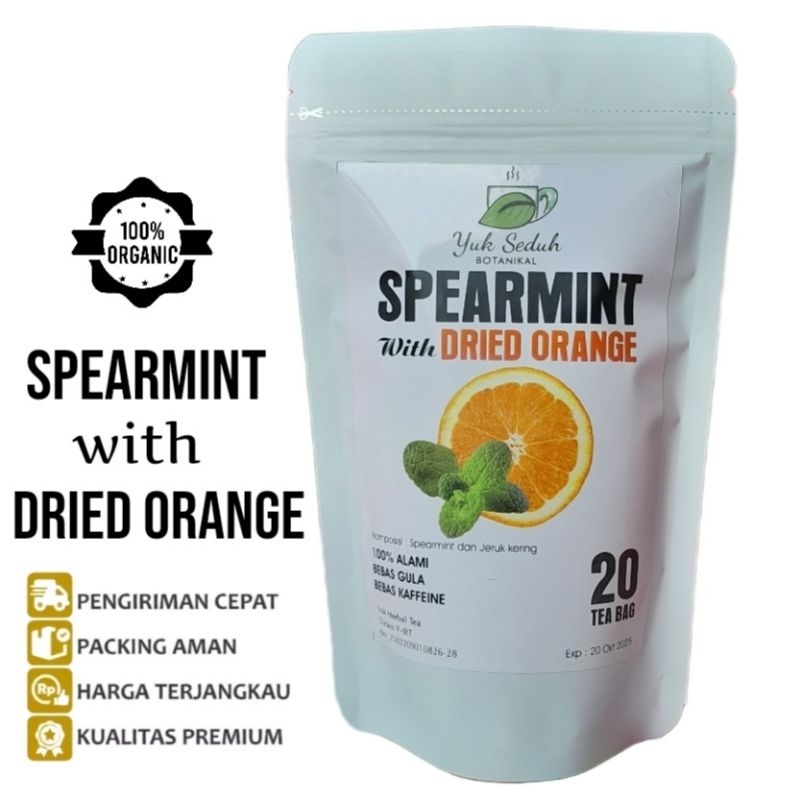 

SPEARMINT with DRIED ORANGE / SPEARMINT + JERUK KERING