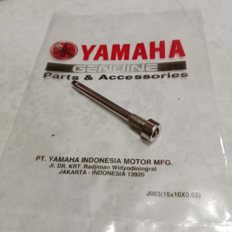 baut kaliper cakram penahan kampas rem depan mio sporty nekel