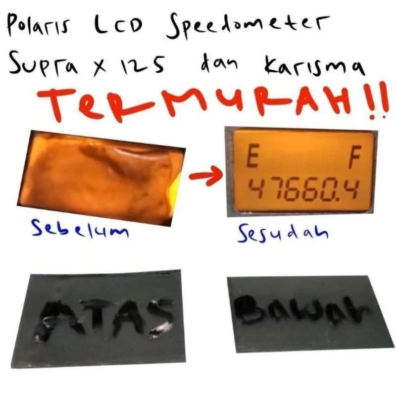 POLARIS / POLARIZER  SPIDOMETER/SPEDOMETER SUPRA X 125, KARISMA 125 & SHOGUN 125, polaris supra x 12