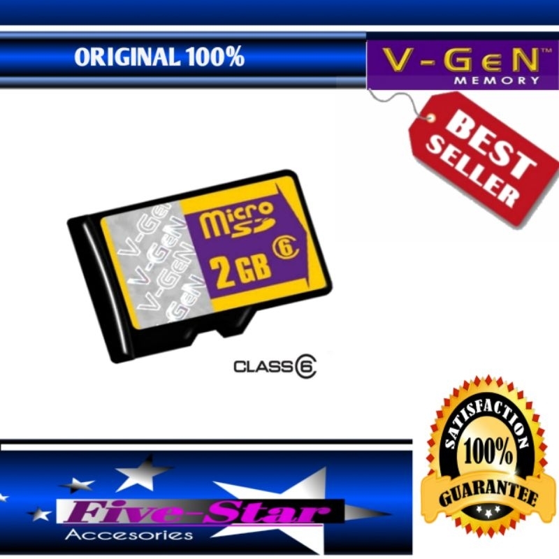 PROMO MEMORI CARD ORIGINAL V-GEN 2gb NEW No Packing (Chip Only)
