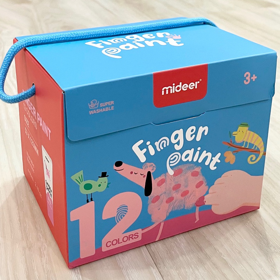 

Mideer Washable Finger Paint Non Toxic Hand Painting Cat Tangan Anak Mideer ART R9A4