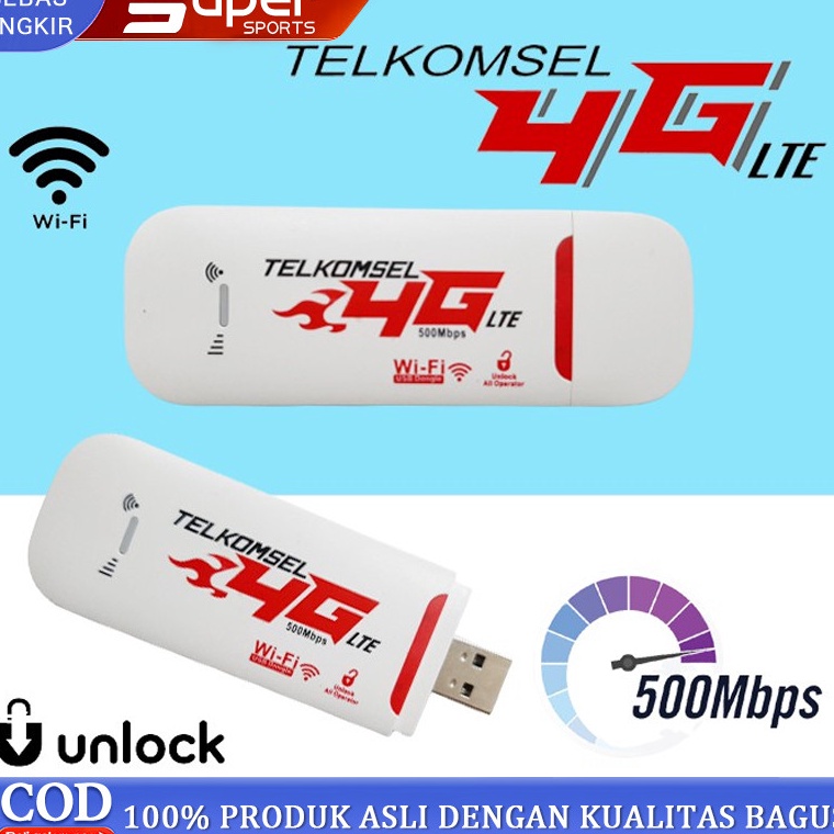 Modern Modem WIFI USB 5Mbps 4g Portable Mobile WiFi Portable Semua Operator LTE Modem Kecepatan Ting