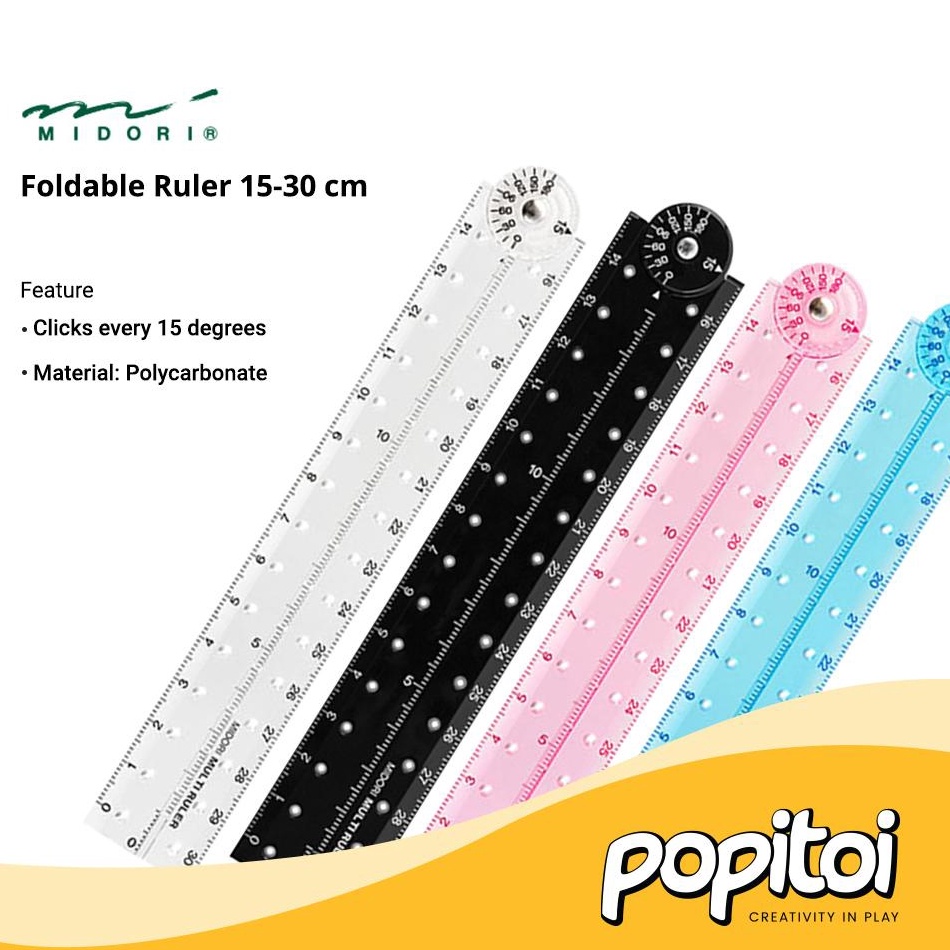 

MIDORI Foldable Ruler 153 cm Penggaris Lipat Japan ART Q3U8