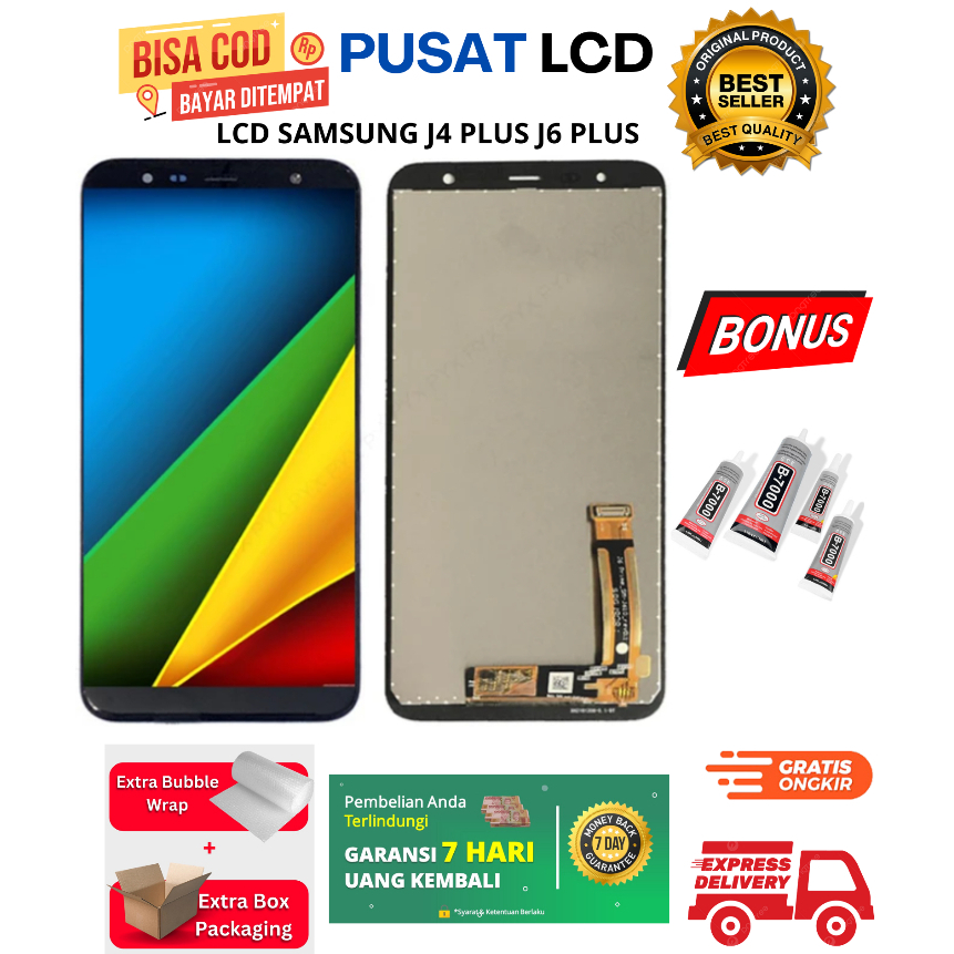 LCD SAMSUNG J4 PLUS J6 PLUS FULLSET TOUCHSCREEN ORIGINAL