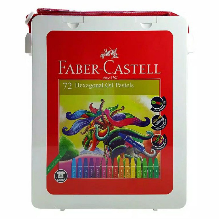 

Crayon Faber Castell Hexagonal Oil Pastel Faber Castell 72 Warna ART H9A1