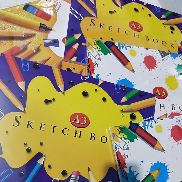 

Sketch Book Buku Gambar A3 Kiky 5lbr ART D9H6