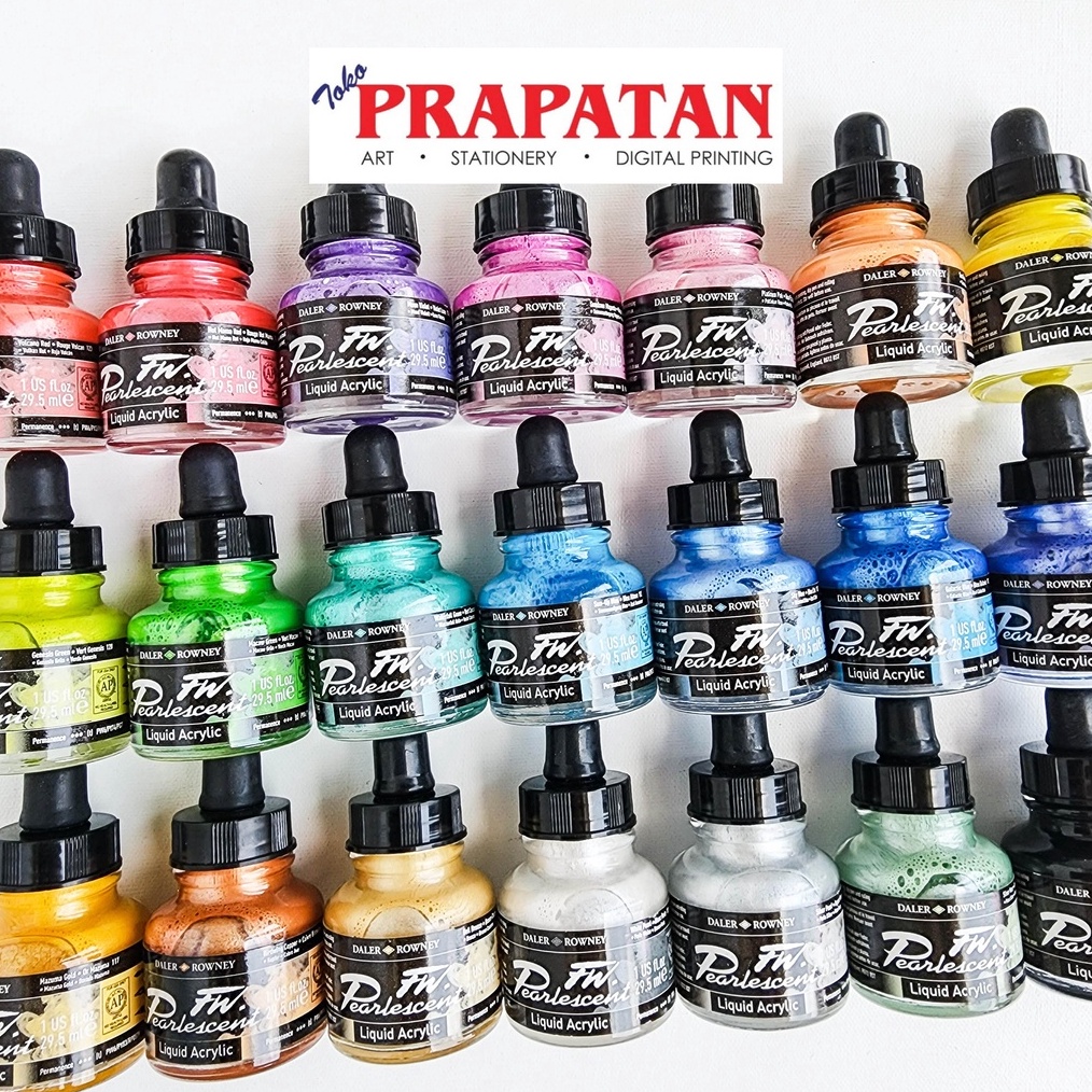 

Daler Rowney FW Pearlescent Liquid Acrylic Ink 295ml ART S5C5