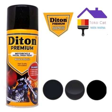 

DITON PREMIUM Pyloc Pilok Cat Semprot Diton Premium Series Black 911 9184 934 4Cc ART S3B4