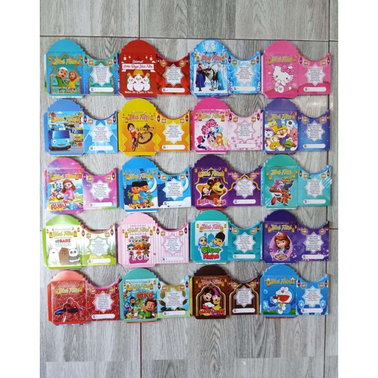 

Promoooo paket 1 lembar Amplop lebaran medium kartun pantun lucu murah berkwalitas ART S7E8