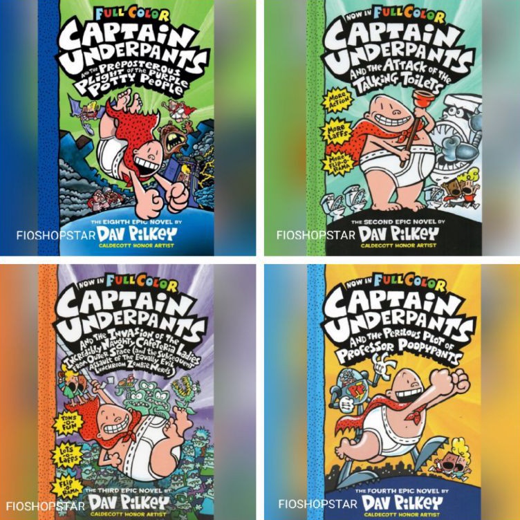 

Captain Underpants Full Color Novel ART R9A6