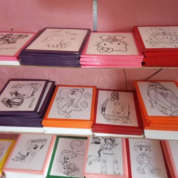 

Paket 2 Styrofoam lukis list lakban ART A2A9