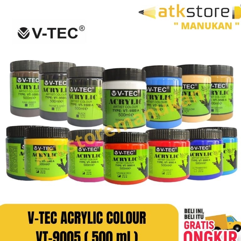 

Cat Akrilik Vtec 5 ml Acrylic Paint Colour VT95 A VT95A ART F7L3
