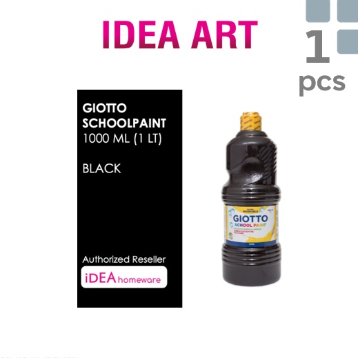 

Giotto School Paint Black Hitam 1 ml Cat Air Poster Lukis Super Washable 1 L ART L9D2
