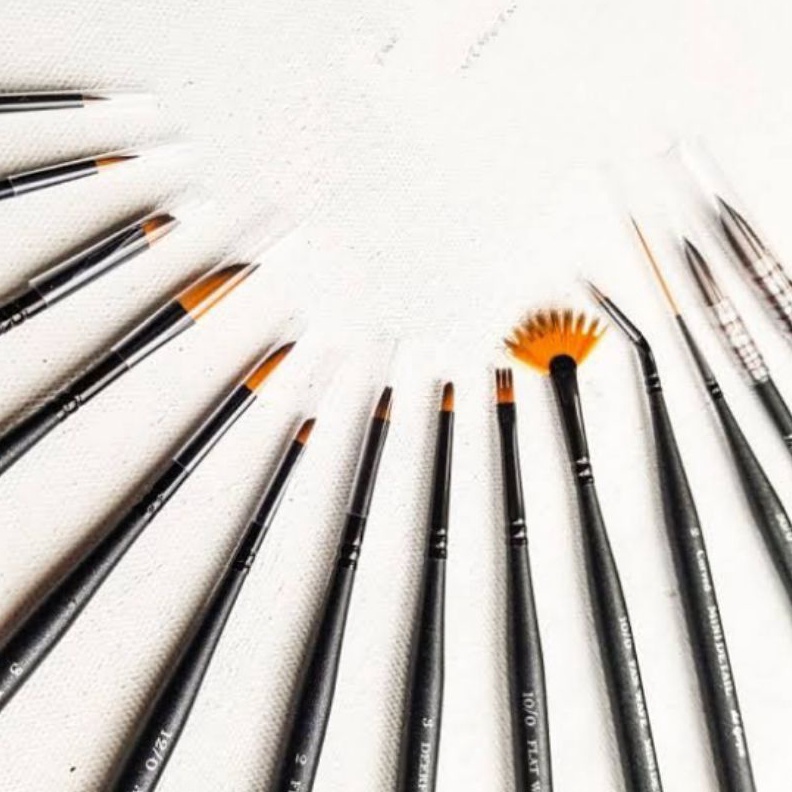 

DE GOYA DEGOYA MINI DETAIL PAINT BRUSH KUAS LUKIS BULU SUPER KECIL HALUS UNIK ART W2N7