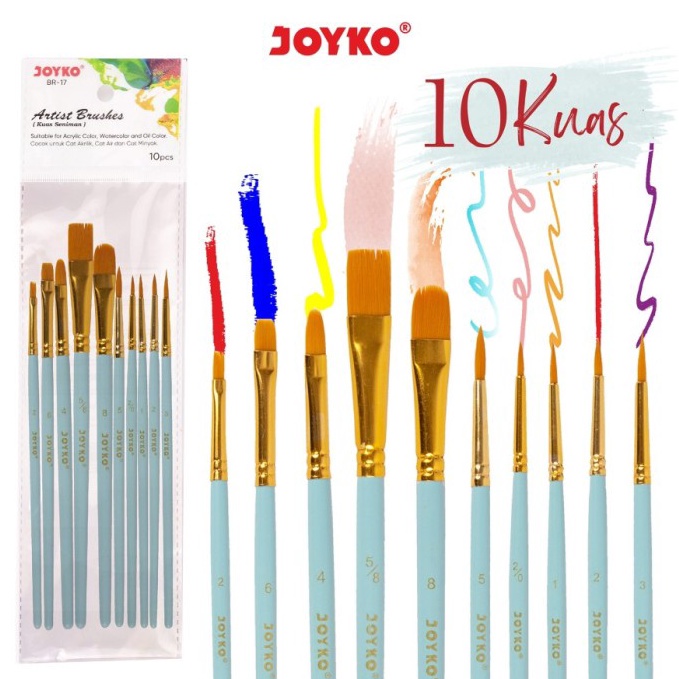 

Artist Brushes Joyko BR17 Isi 1pcs Kuas Lukis Joyko BR17 isi 1 Pcs ART X8T5