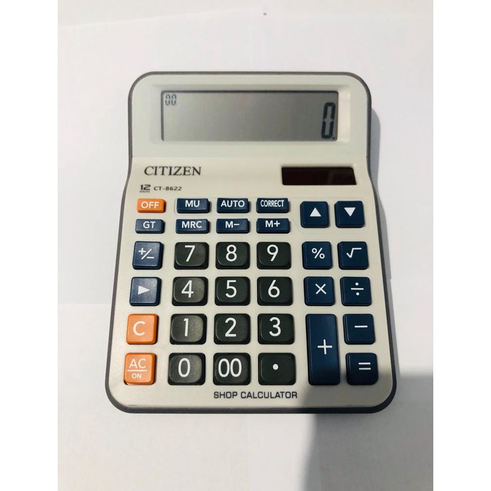 

Kalkulator dagang 12 digit citizen CT8622 ART N6P4
