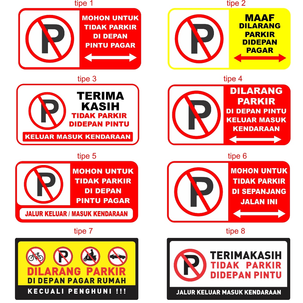 

AKRILIK CUSTOM DILARANG PARKIR SIGNAGE PLANG RAMBU RUBAH KATA KATA DAN DSIGN SENDIRI ART H2E5