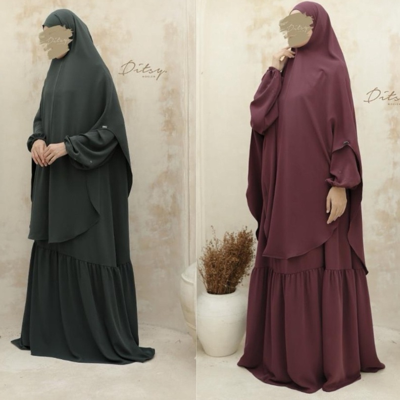 ART S74B DITSY LOUNGEWEAR  DITSY MOSLEM DRESS SAJA Edisi MARET  FEBRUARI 224  DITSY LOUNGEWEAR DITSY