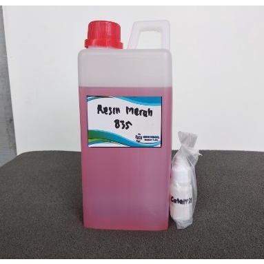 

RESIN MERAH 1Kg TANPA KATALIS ART P1L3