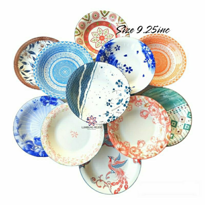 1LUSIN PIRING MAKAN KERAMIK JEPANG GRATIS SENDOK 1LUSIN , 1LUSIN PIRING MAKAN KERAMIK GRATIS SENDOK 