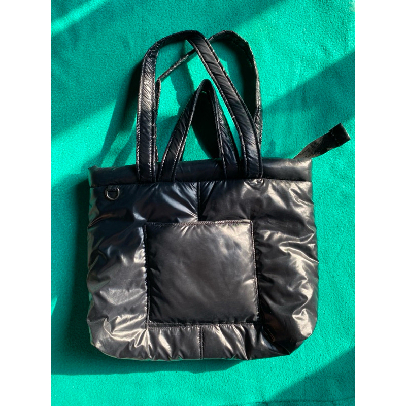 PRELOVED PRIBADI puffbag muat laptop / klly puffbag totebag