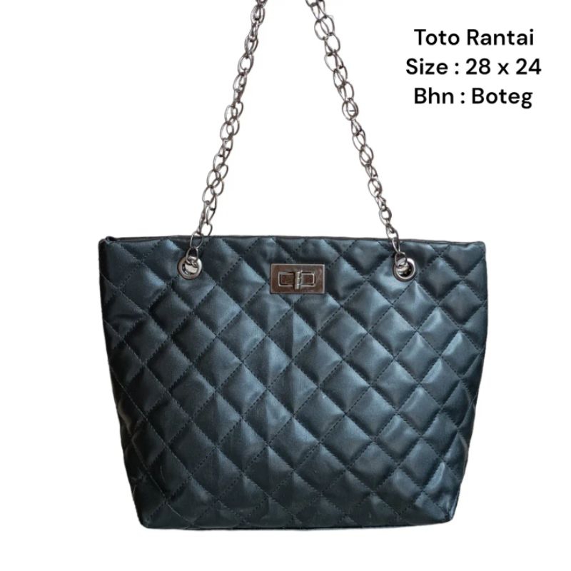 TOTO RANTAI TOTE BAG  GROSIR TAS CANTIK DEV COLLECTION MADIUN