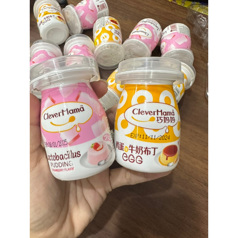 

ECER CLEVER MAMA YOGURT CHESSE PUDING STRABERY 85gr