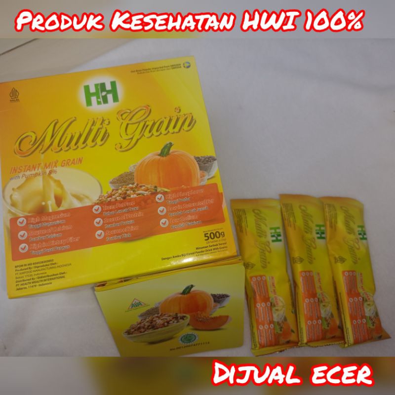 

HWI HH MULTIGRAIN MINUMAN SEHAT SEREAL SUPERFOOD (aman untuk diabetes/jantung/kolestrol)