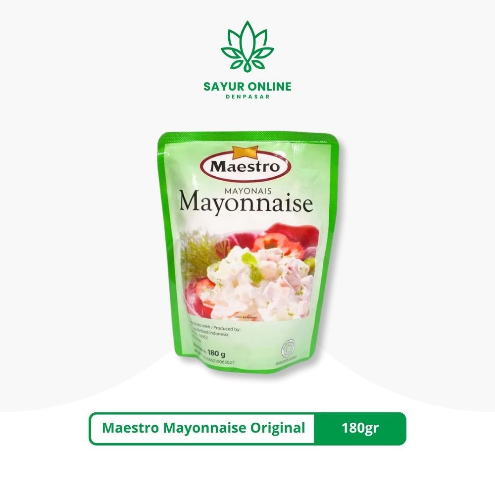 

Maestro Mayonnaise Original 180gr - Sayur Online Denpasar