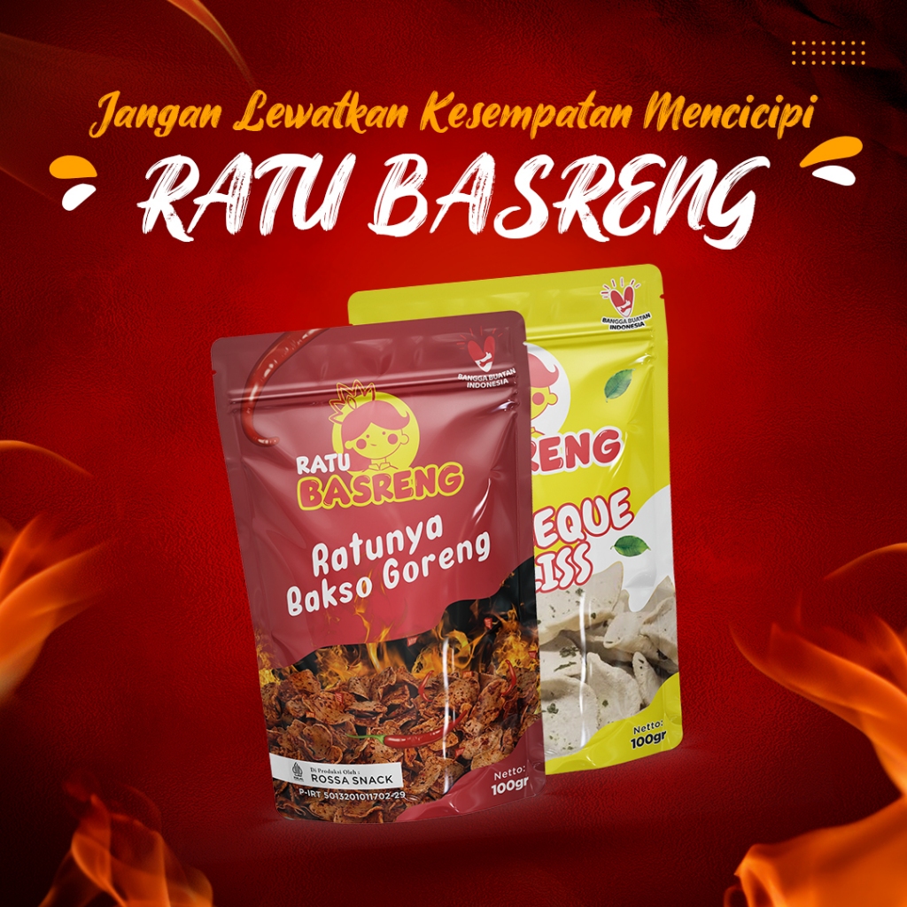 

Ratu Basreng Varian Barbeque Bliss 100gr