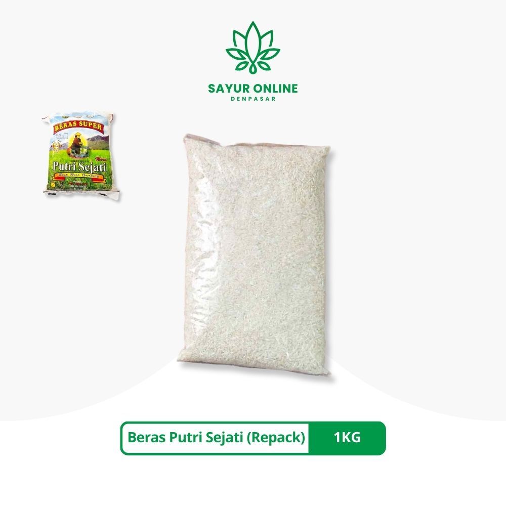 

Beras Putri Sejati 1KG (repack) - Sayur Online Denpasar