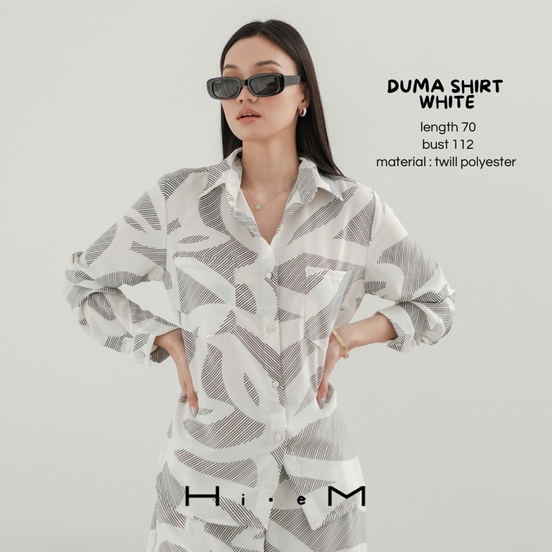 Hi.eM Fashion | Duma Shirt | White & Black