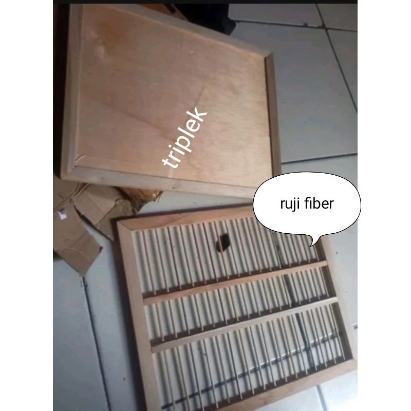 set sepasang slorokan sangkar atas bawah,angsang sangakar,ancak sangkar custom