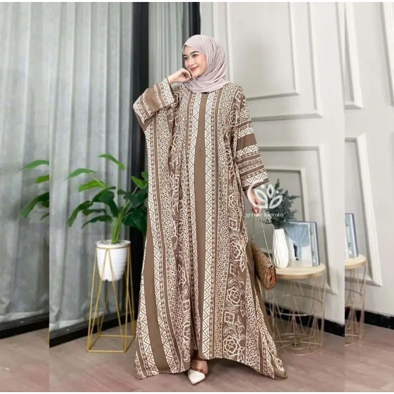 GROSIR I DASTER KAFTAN EMIRATE SUPER JUMBO LD140 BUSUI BAHAN RAYON SUPER