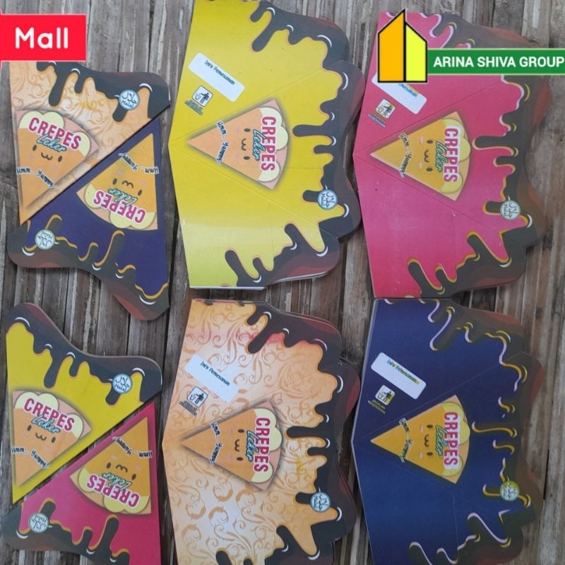

100 LEMBAR KEMASAN CREPES JUMBO BAHAN DUPLEK PUTIH SUPER QUALITY | KERTAS KREPES CRISPY HIGH QUALITY | BOX LEKKER WAFFLE CROFFLE MURAH PRODUK TERBARU | TOKO KEMASAN ONLINE | TOKO ANEKA KEMASAN OFFICIAL | ARINA SHIVA GROUP | SHIVACORP 2074