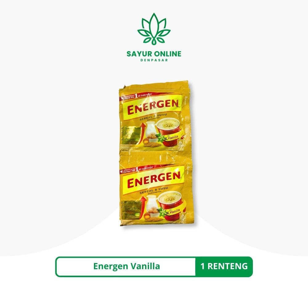 

Energen Vanilla 1 Renteng Isi 10 - Sayur Online Denpasar