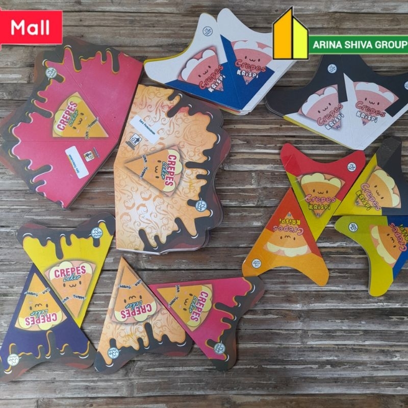 

100 LEMBAR KEMASAN CREPES JUMBO BAHAN DUPLEK PUTIH SUPER QUALITY | KERTAS KREPES CRISPY HIGH QUALITY | BOX LEKKER WAFFLE CROFFLE MURAH PRODUK TERBARU | TOKO KEMASAN ONLINE | TOKO ANEKA KEMASAN OFFICIAL | ARINA SHIVA GROUP | SHIVACORP 2095
