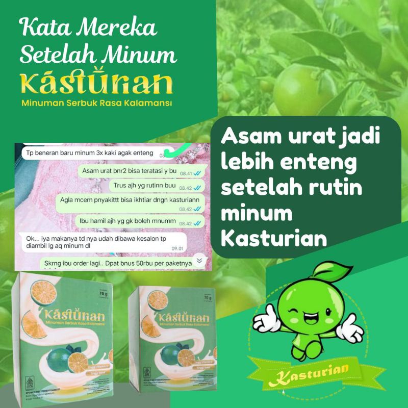 

KASTURIAN MINUMAN KESEHATAN AMAN