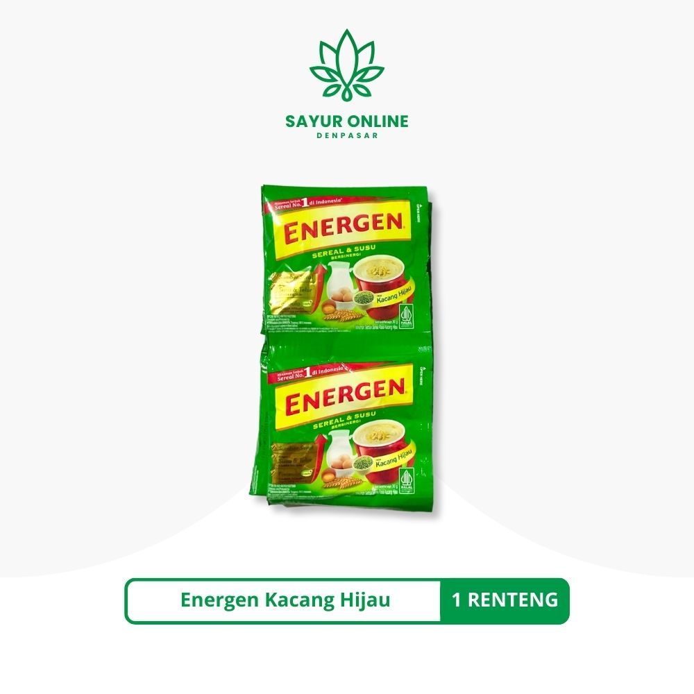 

Energen Kacang Hijau 1 Renteng Isi 10 - Sayur Online Denpasar