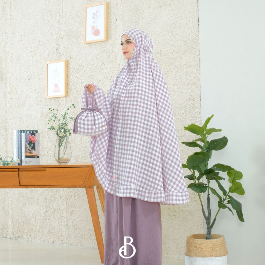 SERUNI MUKENA BASTOHANA - crinkle motif  premium 2 in 1 | Mukena batohana id | mukena crinkle | muke